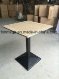 Square Dining Table with Stainless Steel Sealing (FOH-BC46C)