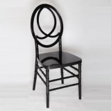 Wood and Resin Black Infinity Chiavari Phoenix Chair