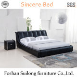 Modern Furniture Real Leather Bed