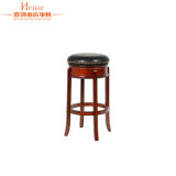 SGS Proved Classic American Style Solid Wood Bar Chair for Hotel Restaurant