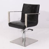 Black Barber Styling Chair Spacious Seat Salon Furniture Chair