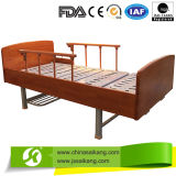 Sk012-2 Medical Wooden Manual Hospital Nursing Homecare Bed For Home