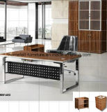 Office Desk Executive Table with Side Table Lockable Pedestal