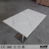 2 Seaters Solid Surface Marble Top Restaurant Table