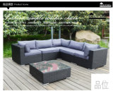 Wicker Furniture Rattan Sofa for Garden with Aluminum Frame