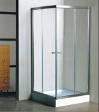 China 304ss Frame Corner Open Square Bathroom Shower Cubicle (C12)
