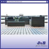 Outdoor Garden Wicker Furniture, Modern Rattan Sofa Set (J240)