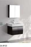 Modern Design Black Solid Wood Bathroom Cabinet