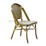 French Bistro Bamboo Look Outdoor Aluminium Rattan Chair (SP-OC443)
