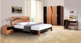 Manufacturer Produce Comfortable Bedroom Furniture Black and Brown Design