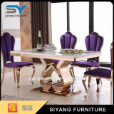 Kitchen Furniture Dining Room Set Marble Table Gold Dining Table