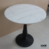 Round Fast Food Artificial Stone Table for Kfc