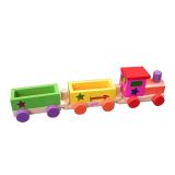 Colorful Train Sets Children Baby Kids Gift Toy Wooden Toys Crafts (WJ277988)