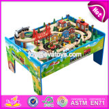 New Design Preschool Children Activity Toys Wooden Train Table W04c069