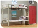 New Design School Furniture Student Bunk Bed with Wardrobe