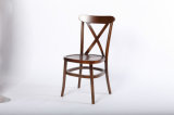 Solid Beech Stackable Tuscan Chair, X Cross Back Chairs