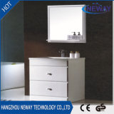Simple Wall Mounted PVC White Classic Bathroom Cabinet