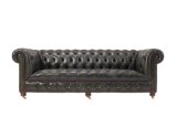 Charming Chesterfield Leather Sofa