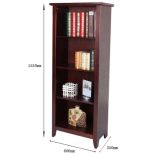 Brown Color Cabinet Made by Solid Wood Nice Bookcase (M-X1105)