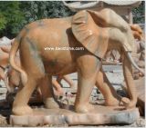 Granite Garden Elephant Statue & Granite Sculpture