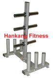 Fitness, gym equipment, fitness machine, Commercial Plate & Bar Rack (HR-010)