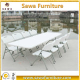 Wholesale High Quality 6FT&8FT Rectangle Blow Molding Plastic Tables Chairs