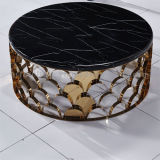 2016 Classical Modern Marble Coffee Table with Steel