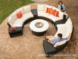 All-Weather Wicker Deep Seating/8-Piece Rattan Sectional Sofa Set