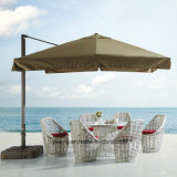 New Outdoor Garden Aluminum+PE-Rattan Furniture Dining Set by Chair&Table as 6-8person Seat (YT623-1)