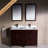 Fed-1069e 48 Inch Cheap Double Sinks Quartz Top Modern Bathroom Cabinets