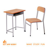 Cheap Wooden School Single Tables Chairs for Students