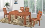 100% Solid Wood Rubber Wood Nice Dining Table