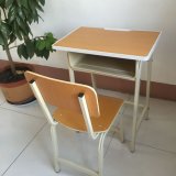 Cheap Modern Steel-Wood School Desk and Chair China Manufacurer Price