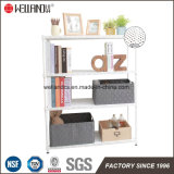 Adjustable 3 Tiers Powder Coating Perforated Metal Book Shelving for Home