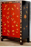Chinese Antique Painted Wooden Wedding Cabinet Lwb733