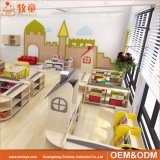 China Kindergarten Furniture MDF Toy Storage Cabinet for Preschool Classroom