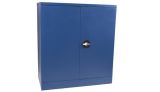 Blue Half Height Metal Door with One Shelf Storage Filing Cupboard/Cabinet