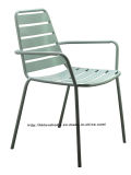 Modern Replica Metal Dining Restaurant Arm Stackable Chairs