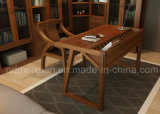 Modern Walnut Wood Study Room Furniture Computer Desk (M-X2484)