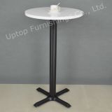 Promotional White High Round Cocktail Bar Table (SP-BT676)