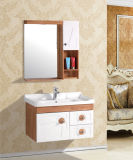 Sanitary Ware White Bathroom Use Mirror Oak Bathroom Furniture