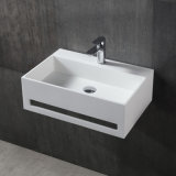 G02 Countertop Artificial Stone Sink Wall-Hung Solid Surface Basin