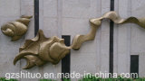 Wall Abstract Metal Sculpture Landscape Decoration, Outdoor Garden Landscape Wall Decoration, Interior Wall Decoration