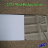 China Origin 3 - 6 mm Thick Vinyl Backed Safety Mirror with Cat I and Cat II Film for Sliding Door, Cabinets, Wardrobe Sliding Doors