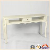 Hall Table, Computer Desk with Soft White Finish