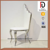 New Design Elegance White Wing X Legs Stainless Steel Wedding Chair