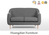 Nordic Style Living Room Furniture 2 Seat Fabric Sofa (HD543)