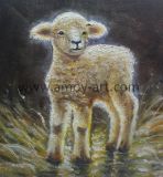 High Quality Decorative Painting Little Goat on Canvas for Wall Decor