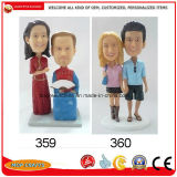 Polyresin Wedding Couple Personalized Made Bobble Head Crafts
