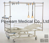 Stainless Steel Multi-Function Hospital Bed, Medical Orthopaedic Bed